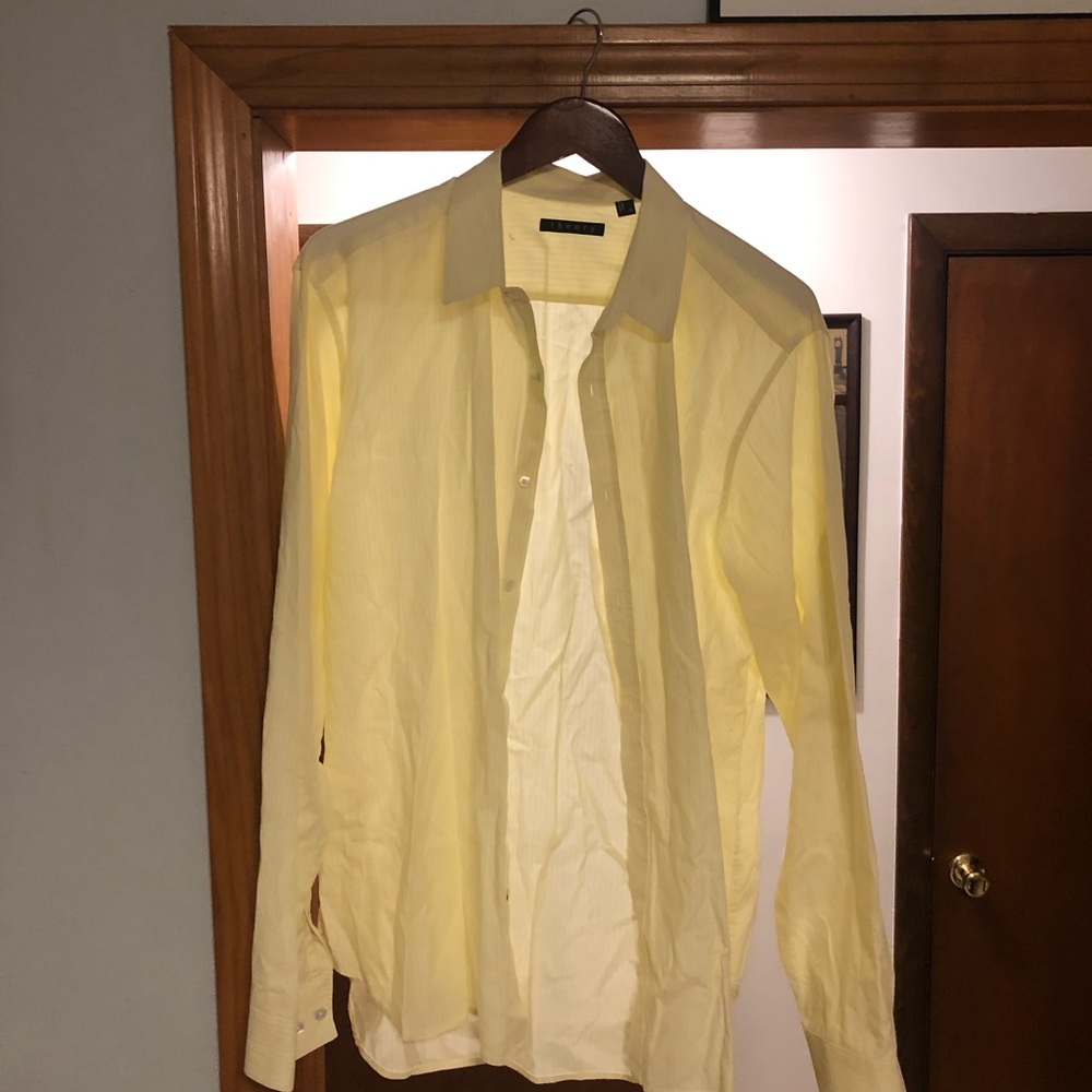 Theory Men’s Long Sleeve Button Down Shirt - XL